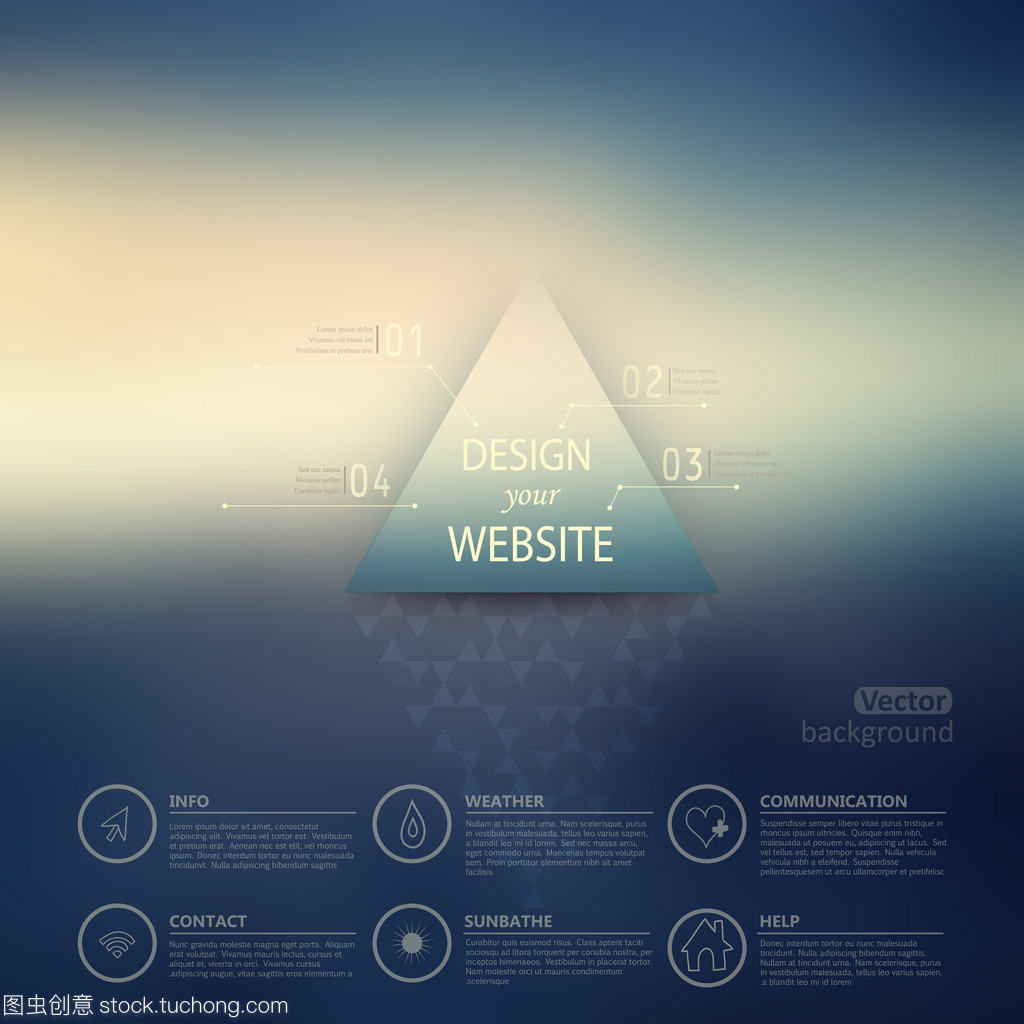 矢量Web與移動界面模板 賦能企業網站與網頁設計